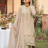 Amal – Embroidered Chiffon Unstitched 3Pc Suit